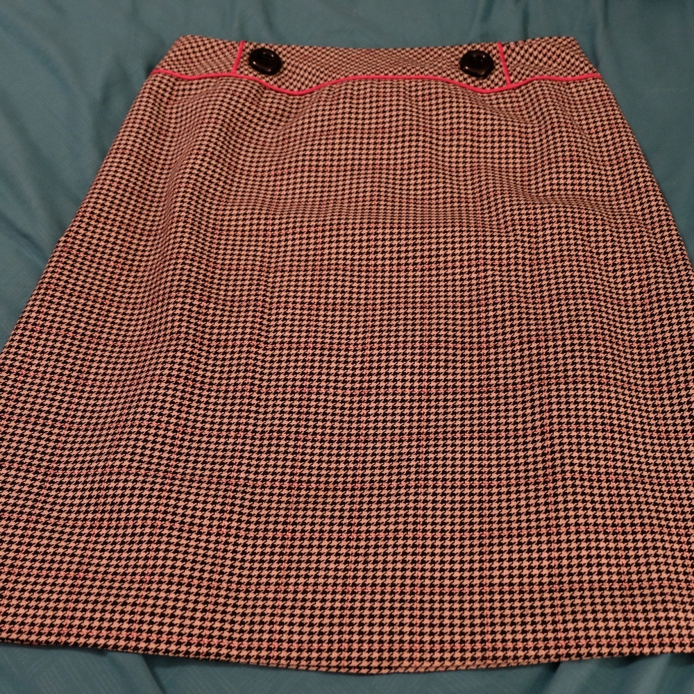 Casual Corner, Houndstooth skirt